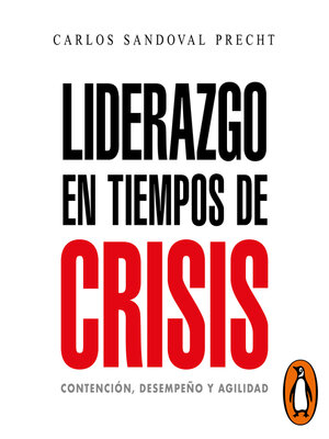 cover image of Liderazgo en tiempos de crisis